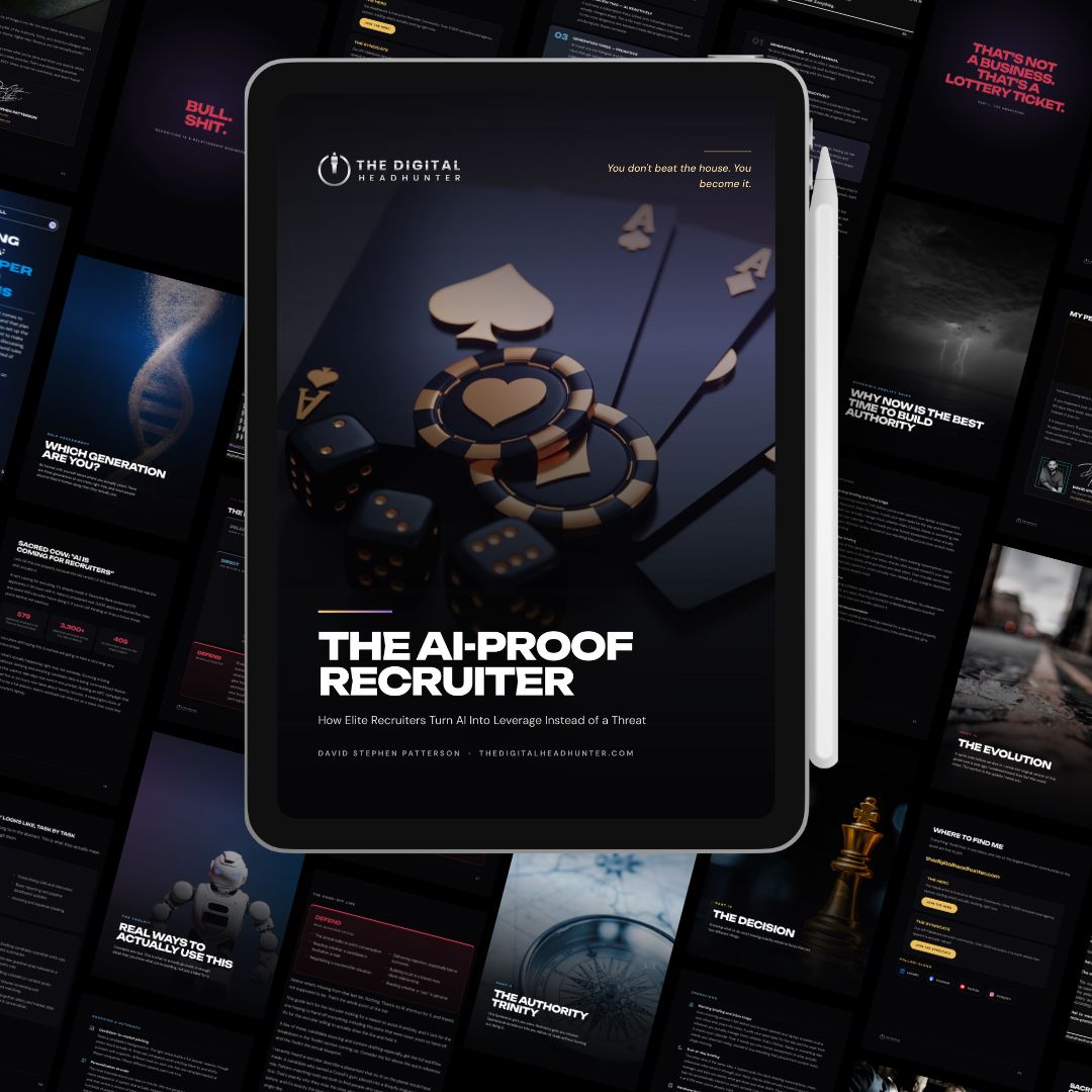 The AI-Proof Recruiter : guide spread