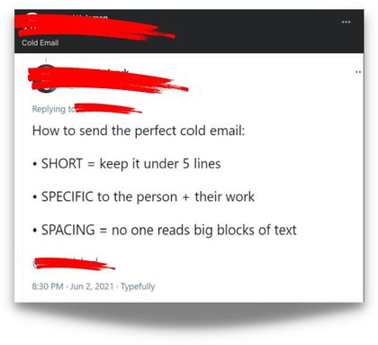 How to send the perfect cold email