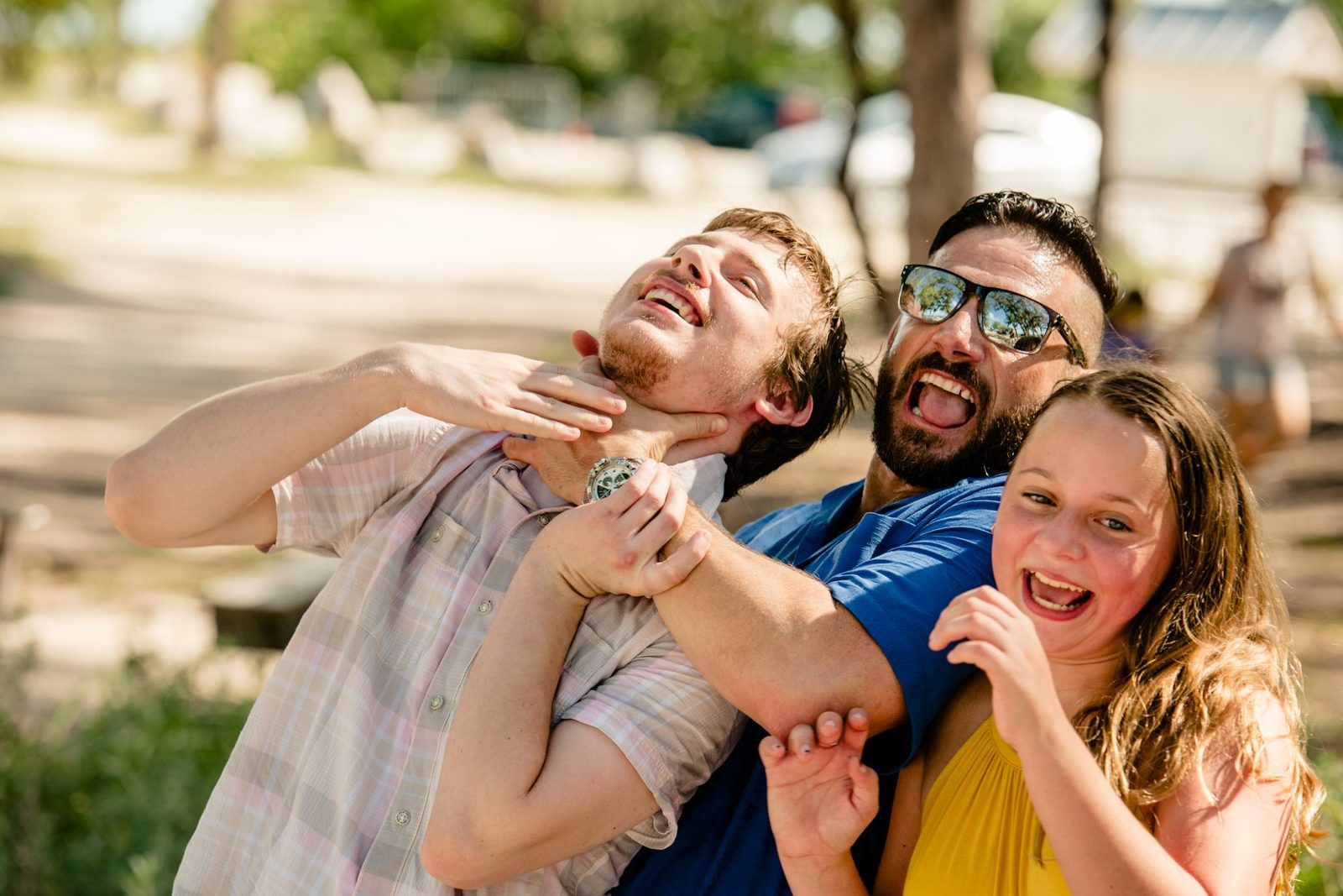DSP with his three kids