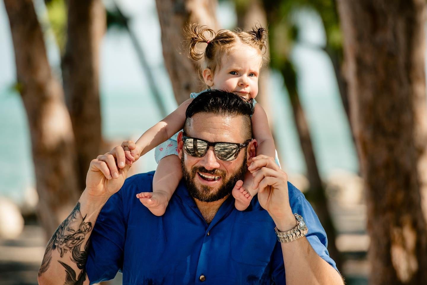 DSP with his daughter